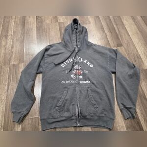 VINTAGE Disney World Gray Disneyland Men's Hoodie Sweater Gorpcore Lounge